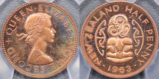 1963 VIP Proof Halfpenny