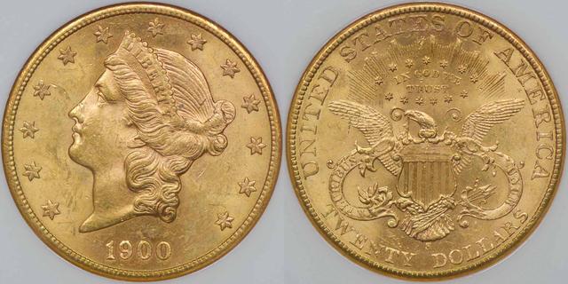 1900 San Francisco Zwanzig Dollar