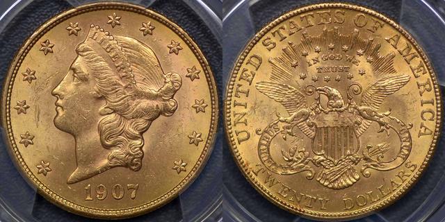 1907 Liberty Zwanzig Dollar