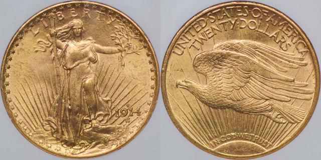 1914 San Francisco Twenty Dollars