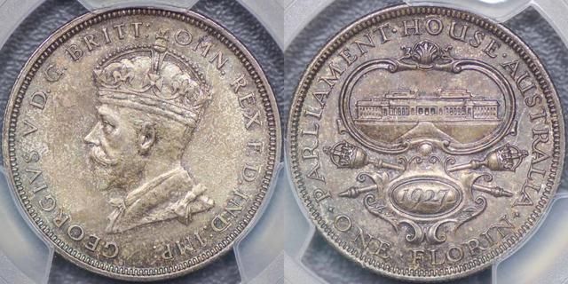 1927 Canberra Florin