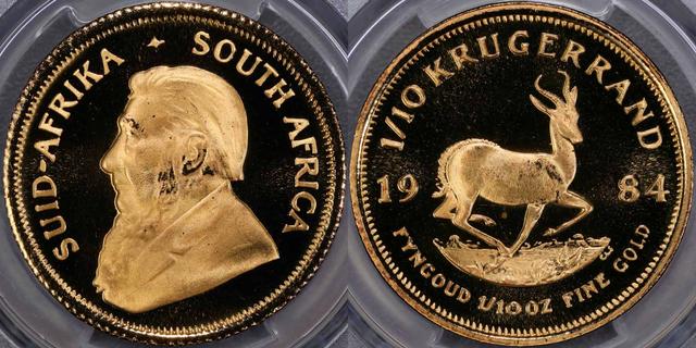1984 Proof Ein Zehntel Krugerrand