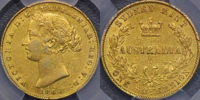 1860 Sydney Mint Sovereign