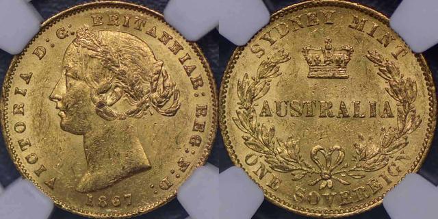1867 Sydney Mint Sovereign