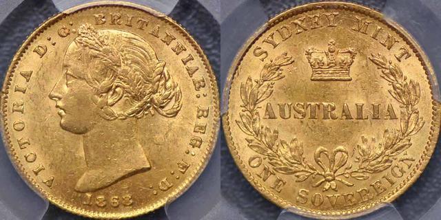 1868 Sydney Mint Sovereign