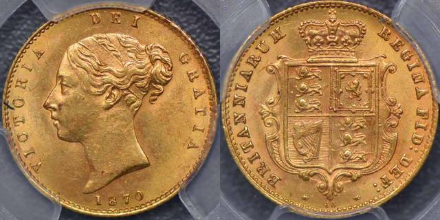 1870 Half Sovereign