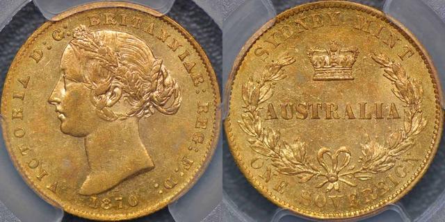 1870 Sydney Mint Sovereign