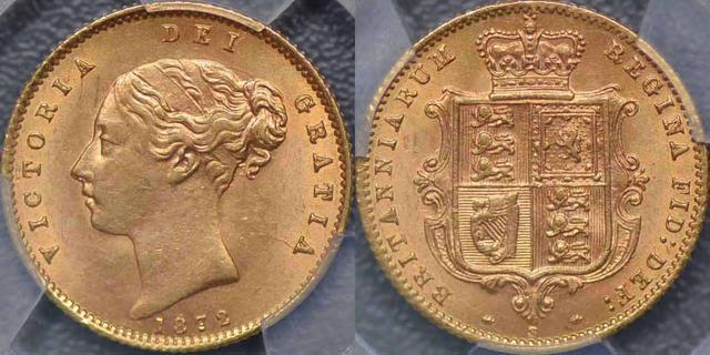 1872 Sydney Half Sovereign