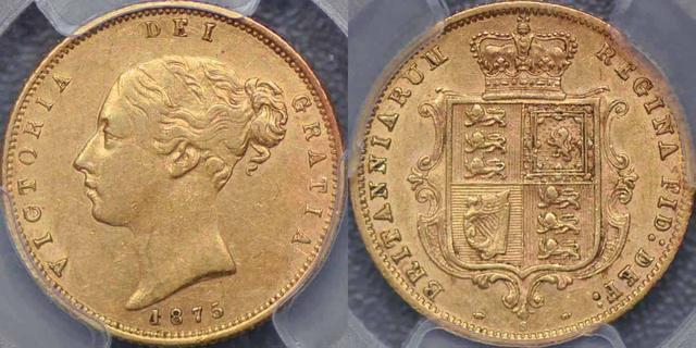 1875 Sydney Half Sovereign