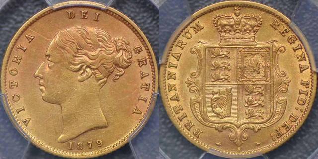 1879 Sydney Half Sovereign