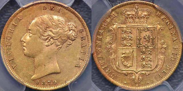 1879 Sydney Half Sovereign