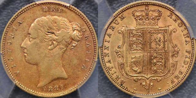 1881 Sydney Half Sovereign