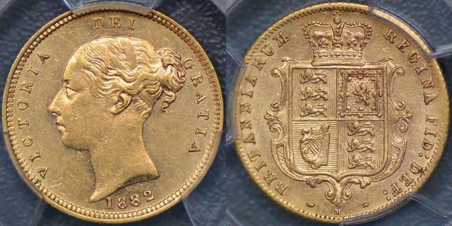 1882 Melbourne Half Sovereign