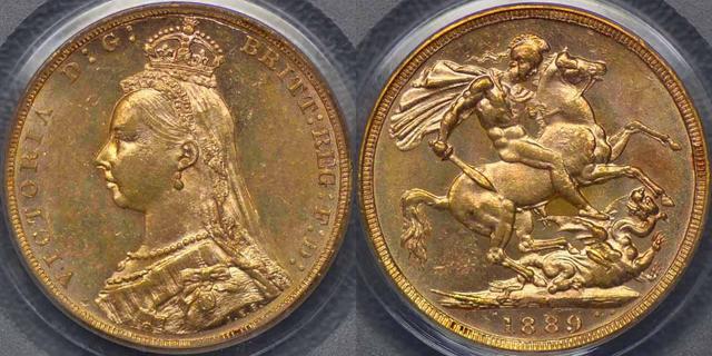 1889 Melbourne Sovereign