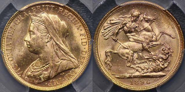 1896 Melbourne Sovereign