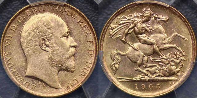 1906 Melbourne Half Sovereign
