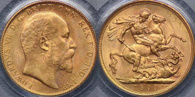 1909 Melbourne Sovereign