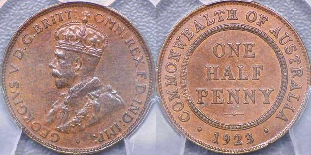 1923 Halfpenny