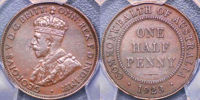 1923 Halfpenny