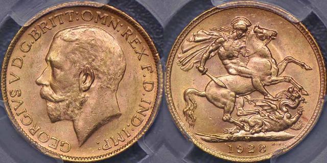 1928 Melbourne Sovereign