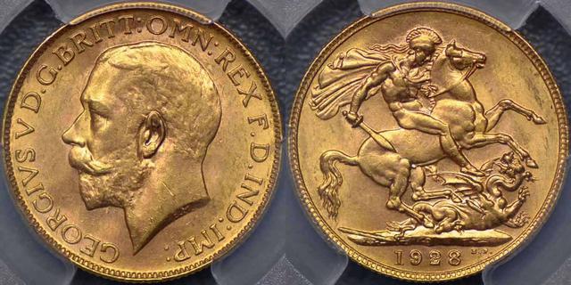 1928 Perth Sovereign