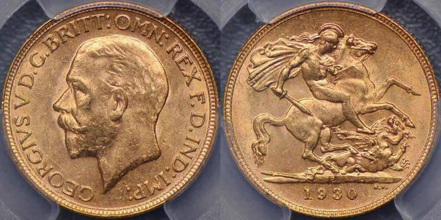 1930 Perth Sovereign