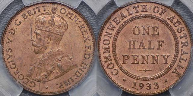 1933 Halfpenny