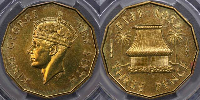 1952 Proof VIP Threepence