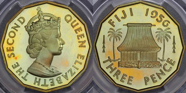 1956 VIP Proof Threepence