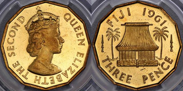 1961 Proof VIP Threepence