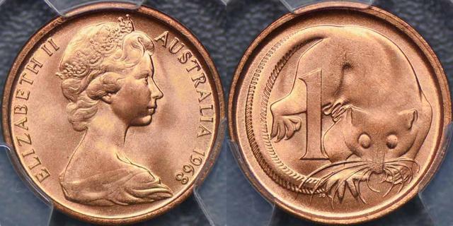 1968 One Cent