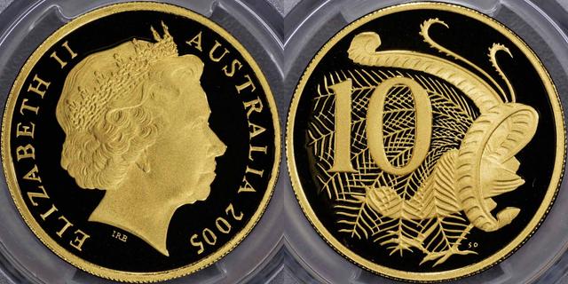 2005 Gold Ten Cent