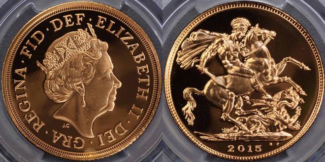 2015 Proof Sovereign with Jody Clark portrait