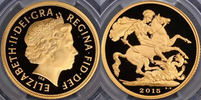 2015 Proof Sovereign with Rank-Broadley portrait