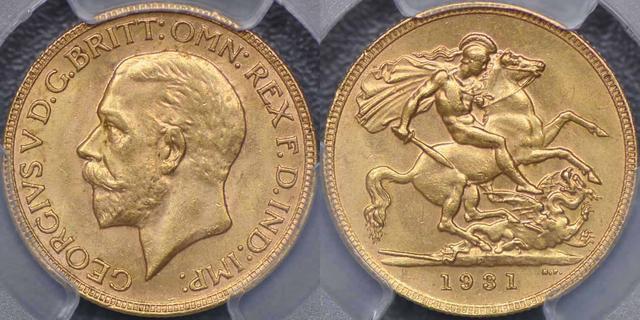 1931 Perth Sovereign